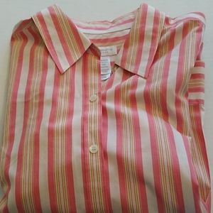 Liz Claiborne long sleeve button up women's top